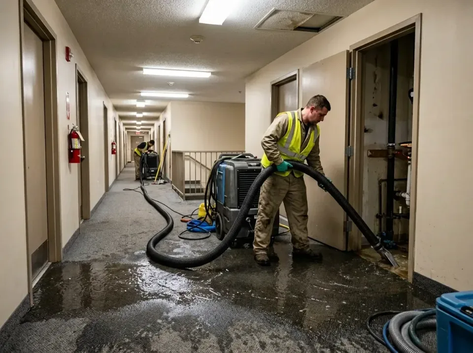 multi-unit-apartment-hallway-f-005 — frequently asked questions, Emergency Burst Pipe Water Extraction & Removal in Elberton…